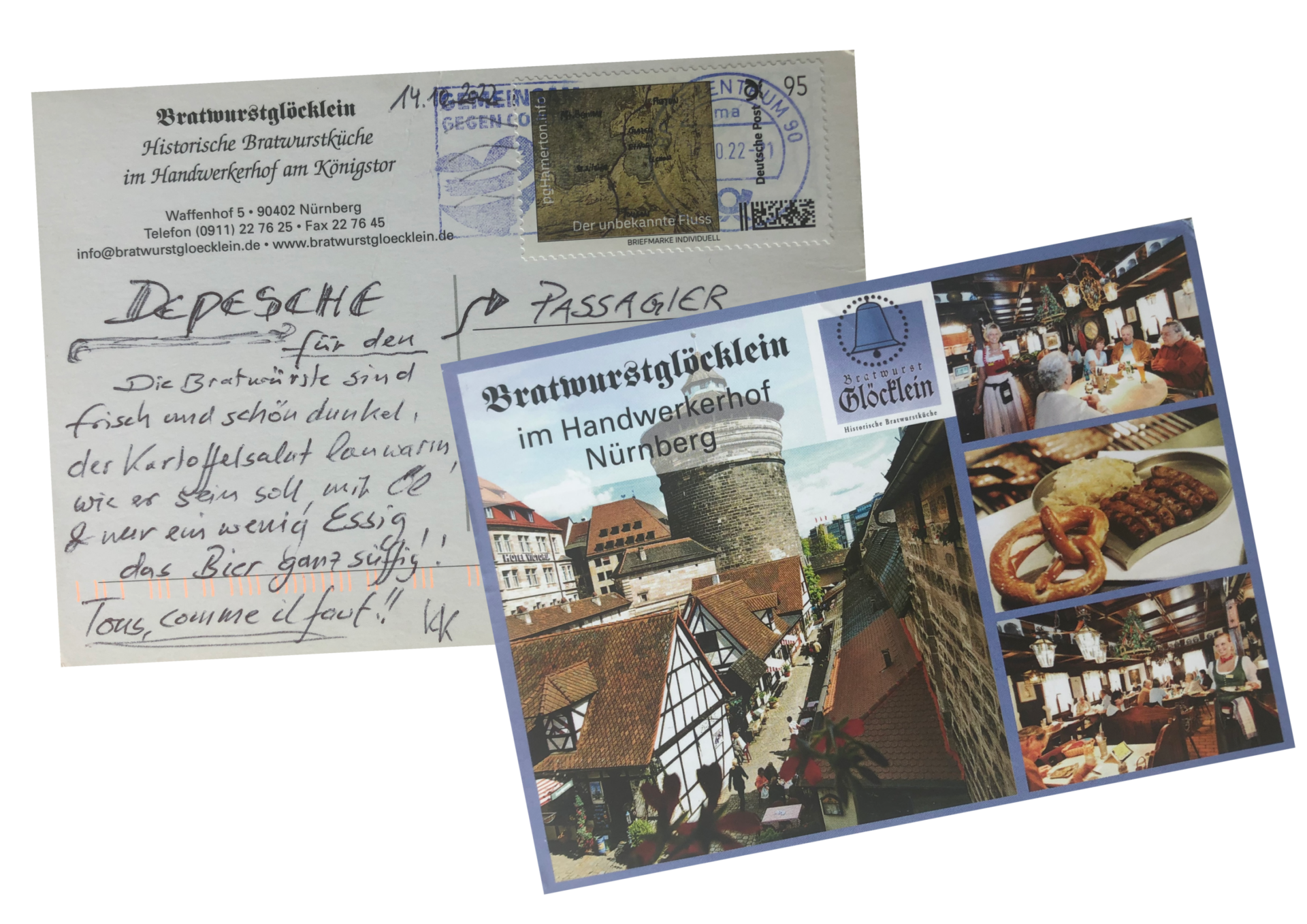 Der Passagier - Nürnberg - Postkarte