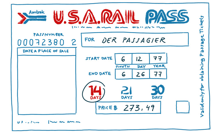 Der Passagier - Amtrak USA Rail Pass