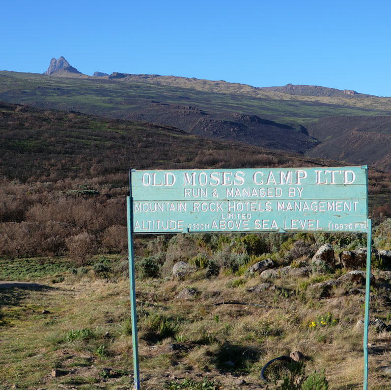 Mount Kenya, Old Moses Camp
